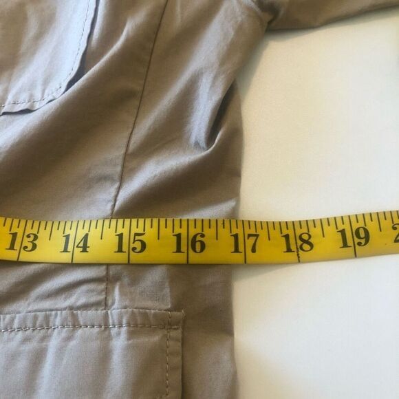 Talbots Cotton Safari Style Normcore, Beigecore Lt. Academia Blazer Size 8 NWOT - Picture 10 of 13